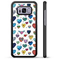 Samsung Galaxy S8+ Beskyttende Cover - Hjerter