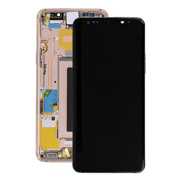 Samsung Galaxy S9 Skærm & Frontcover GH97-21696E - Guld