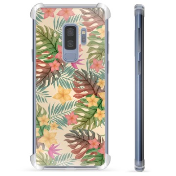 Samsung Galaxy S9+ Hybrid Cover - Lyserøde Blomster