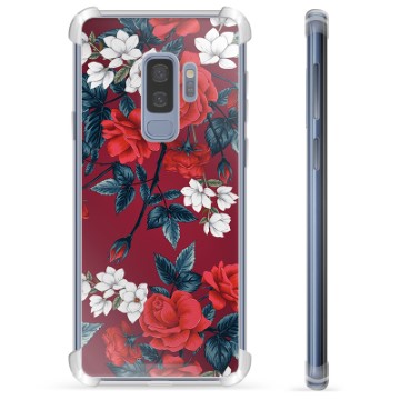 Samsung Galaxy S9+ Hybrid Cover - Vintage Blomster