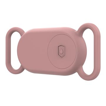 Samsung Galaxy SmartTag 2 Silikone Cover til Halsbånd - Pink