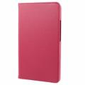 Samsung Galaxy Tab A9 360 Roterende Folio Cover - Hot pink