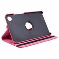 Samsung Galaxy Tab A9 360 Roterende Folio Cover - Hot pink