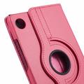 Samsung Galaxy Tab A9 360 Roterende Folio Cover - Hot pink