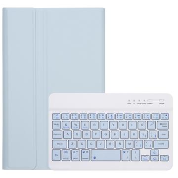 Samsung Galaxy Tab A9 Cover med Bluetooth Tastatur - Babyblå