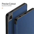Samsung Galaxy Tab A9 Dux Ducis Domo Tri-Fold Smart Folio Cover (Open Box - Bulk Tilfredsstillelse) - Blå