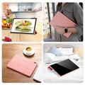 Samsung Galaxy Tab A9 Dux Ducis Domo Tri-Fold Smart Folio Cover - Pink