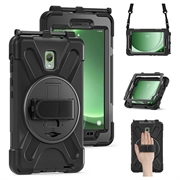 Samsung Galaxy Tab Active 3/Tab Active5 Heavy Duty 360 Cover med Håndrem - Sort