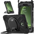 Samsung Galaxy Tab Active5 Heavy Duty 360 Cover med Håndrem - Sort