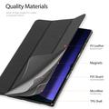 Samsung Galaxy Tab S10 Ultra Dux Ducis Domo Tri-Fold Smart Folio Cover - Sort