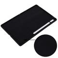 Samsung Galaxy Tab S10 Ultra Liquid Silikone Cover med Strop - Sort