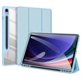 Samsung Galaxy Tab S9 FE Dux Ducis Toby Tri-Fold Smart Folio Cover (Open Box - Bulk Tilfredsstillelse) - Babyblå