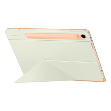 Samsung Galaxy Tab S9/S9 FE Smart Book Cover EF-BX710POEGWW - Hvid / Orange