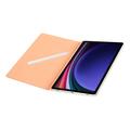 Samsung Galaxy Tab S9/S9 FE Smart Book Cover EF-BX710POEGWW - Hvid / Orange