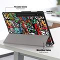 Samsung Galaxy Tab S9 Ultra Tri-Fold Series Smart Folio Cover - Graffiti