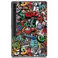 Samsung Galaxy Tab S9 Ultra Tri-Fold Series Smart Folio Cover - Graffiti