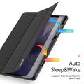 Samsung Galaxy Tab S9+ Dux Ducis Domo Tri-Fold Smart Folio Cover - Sort