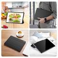 Samsung Galaxy Tab S9+ Dux Ducis Domo Tri-Fold Smart Folio Cover - Sort