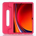 Samsung Galaxy Tab S9+/S9 FE+ Børnevenligt Stødsikkert Cover - Hot Pink