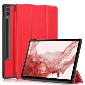 Samsung Galaxy Tab S9+ Tri-Fold Series Smart Folio Cover - Rød