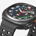 Samsung Galaxy Watch Ultra Ringke Slim & Glass TPU cover med skærmbeskyttelse - 47mm - Titan Sort