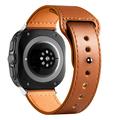 Samsung Galaxy Watch Ultra Tech-Protect Fit Læderrem - 47mm - Brun