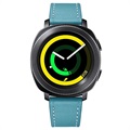 Samsung Galaxy Watch4/Watch4 Classic/Watch5/Watch6/Watch FE/Watch7 Læderrem - 20mm - Blå