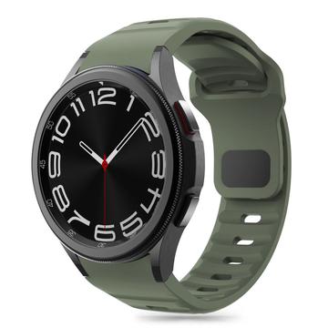 Samsung Galaxy Watch4/5/5 Pro/6/7/FE Tech-Protect IconBand Line Silikonerem - Mørkegrøn