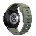 Samsung Galaxy Watch4/5/5 Pro/6/7/FE Tech-Protect IconBand Line Silikonerem - Mørkegrøn