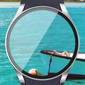 Samsung Galaxy Watch7 Plastikcover med Skærmbeskyttelse Hærdet Glas - 44mm - Sølv