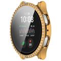 Samsung Galaxy Watch7 Rhinestone Dekorative Cover med Skærmbeskyttelse - 40mm - Guld