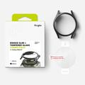 Samsung Galaxy Watch7 Ringke Slim & Glass TPU cover med skærmbeskyttelse - 44mm - Titan Sort