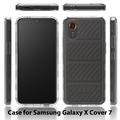 Samsung Galaxy Xcover7 Ridsefast Hybrid Cover - Gennemsigtig