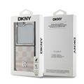 Samsung Galaxy Z Flip6 DKNY Ternet Mønster og Stribe Cover - Pink