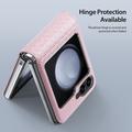 Samsung Galaxy Z Flip6 Dux Ducis Bril Flip Cover - Pink