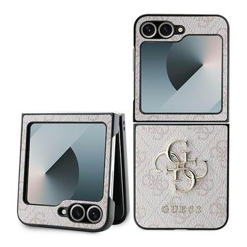 Samsung Galaxy Z Flip6 Guess 4G Big Metal Logo Hybrid Cover - Pink