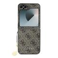 Samsung Galaxy Z Flip6 Guess 4G Charms Collection Hybrid Cover - Brun