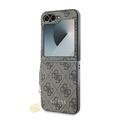 Samsung Galaxy Z Flip6 Guess 4G Charms Collection Hybrid Cover - Brun