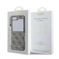 Samsung Galaxy Z Flip6 Guess 4G Charms Collection Hybrid Cover - Brun