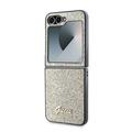 Samsung Galaxy Z Flip6 Guess Glitter Flakes Metal Logo Hybrid Cover