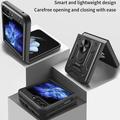 Samsung Galaxy Z Flip6 Hybrid Cover med Ring Holder - Sort