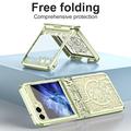 Samsung Galaxy Z Flip6 Mechanical Legend Galvaniseret plastik cover - Grøn