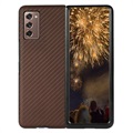 Samsung Galaxy Z Fold2 5G Hybrid Cover - Karbonfiber - Brun