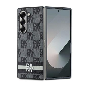 Samsung Galaxy Z Fold6 DKNY Ternet Mønster og Stribe Cover - Sort