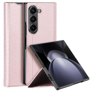 Samsung Galaxy Z Fold6 Dux Ducis Bril Flip Cover - Pink