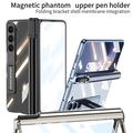 Samsung Galaxy Z Fold6 GKK Pencil Slot Magnetisk hybrid-etui - Sort