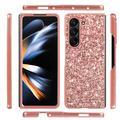 Samsung Galaxy Z Fold6 Glitter Series Hybrid Cover - Sort