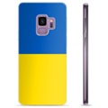 Samsung Galaxy S9 TPU Cover Ukrainsk Flag - Gul og lyseblå