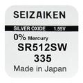 Seizaiken 335 SR512SW Sølvoxidbatteri - 1.55V