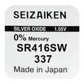 Seizaiken 337 SR416SW Sølvoxidbatteri - 1.55V